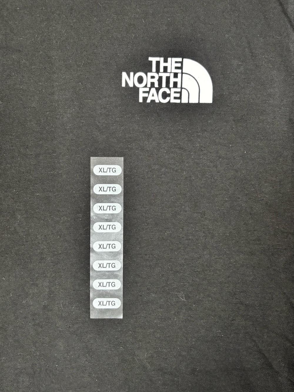 NWT The North Face Womens Throwback Short Sleeve Tee Black/White Logo Size XL - Picture 2 of 8